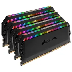 رم کامپیوتر کورسیر DDR4 دوکاناله 3600MHz CL18 مدل Dominator Platinum RGB ظرفیت 64 گیگابایت