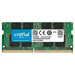 رم لپ تاپ کروشیال DDR4 تک کاناله 3200MHz CL22 مدل CT8 ظرفیت 8 گیگابایت