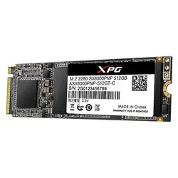 حافظه SSD اینترنال ای دیتا مدل XPG SX6000 Lite ظرفیت 512 گیگابایت