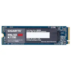 حافظه SSD اینترنال گیگابایت مدل 2280 ظرفیت 256 گیگابایت