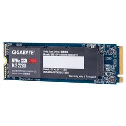 حافظه SSD اینترنال گیگابایت مدل 2280 ظرفیت 256 گیگابایت