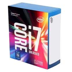 پردازنده مرکزی اینتل سری Kake Lake مدل Core i7-7700K Box
