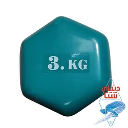 دمبل روکش دار 2عددی 3 کیلویی کد 2098