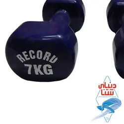 دمبل روکش دار 2عددی 7 کیلویی کد 2101