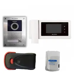 پکیج آیفون تصویری آلدو 4.3 اینچ با حافظه همراه با قفل کله گاوی