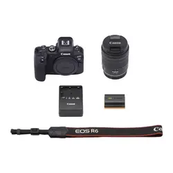 دوربین بدون آینه کانن Canon EOS R6 Mirrorless Camera Kit 24-105mm f/4-7.1 STM Lens