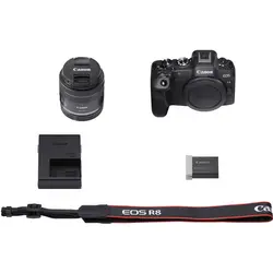 دوربین کانن Canon EOS R8 Mirrorless Camera with RF 24-50mm f/4.5-6.3 IS STM Lens