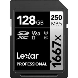 Lexar 128GB Professional 1667x UHS-II SDXC Silver Series