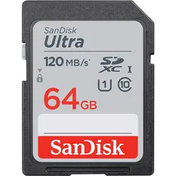 sandisk ultra sdxc uhs-i 64 gb 120 mb/s