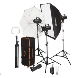 کیت فلاش نور پردازی godox studio flash light kit qs400 ii