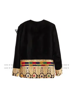 کت مخمل چرمه دوزی