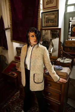 پالتو ریز نقش انار