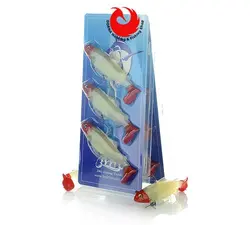 ماهی ژله‌ای مصنوعی 3 تایی WX5579-12.5cm-GRT