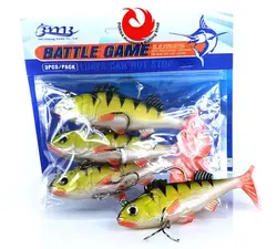ماهی مصنوعی ژله ای ۳ تایی Battle Game 321
