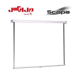 پرده نمایش دستی پروژکتور اسکوپ سایز 180*180 - فروشگاه دبل ایکس