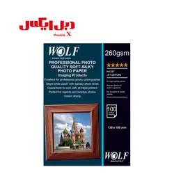 کاغذ 18*13 فتوگلاسه سافت سیلک 260 گرم ولف - فروشگاه دبل ایکس