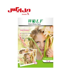 کاغذ فتوگلاسه 115 گرمی ولف سایز A3 - فروشگاه دبل ایکس