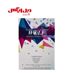 کاغذ سابلیمیشن 110 گرم ولف سایز A4 - فروشگاه دبل ایکس