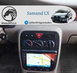 مولتی مدیا فابریک سمند LX مدل 9 اینچ برند هانستون