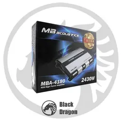 آمپلی فایر ام بی اکوستیک MBA-4180 – فروشگاه آنلاین بلک دراگون