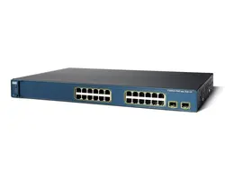 سوئیچ شبکه مدیریتی سیسکو ۲۴ پورت WS-C3560-24PS-S