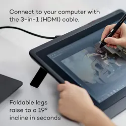 قلم و صفحه نمایش وکام مدل Wacom Cintiq HD DTK-1660