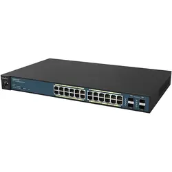 سوئیچ شبکه انجنیوس Engenius EWS7928P 24-Port Desktop Switch