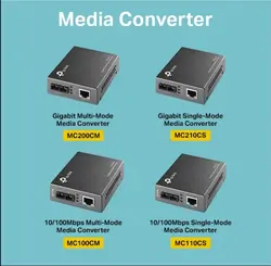 مدیا کانورتر تی پی-لینک مدل MC200CM Gigabit Multi-Mode Media Converter