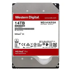 هارددیسک اینترنال وسترن دیجیتال مدل Western Digital Red Pro NAS WD141KFGX