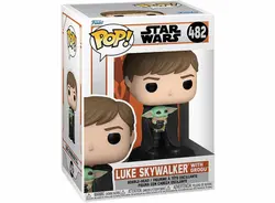 عروسک POP! - اکشن فیگور لوک اسکای واکر Luke Skywalker With Grogu | دراگون شاپ