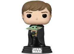 عروسک POP! - اکشن فیگور لوک اسکای واکر Luke Skywalker With Grogu | دراگون شاپ
