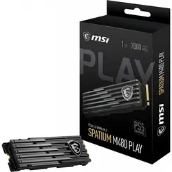 اس اس دی ام اس ای SSD MSI Spatium M480 Play _ 1TB | دراگون شاپ