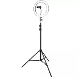 رینگ لایت بیسوس Baseus Live Stream Holder-floor Stand Ring Light CRZB12-B01 پایه 160 سانتی و هولدر | دراگون شاپ