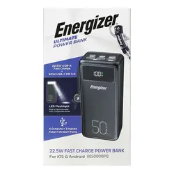 پاوربانک انرجایزر Power Bank Energizer UE50000PQ | دراگون شاپ