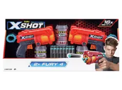 تفنگ دوقلو ایکس شات X-Shot Fury 4 Red