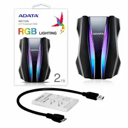 هارد اکسترنال ای دیتا ADATA HD770G 2TB Black RGB