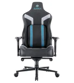 صندلی گیمینگ یوریکا Gaming Chair Eureka Python II Blue | دراگون شاپ