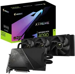کارت گرافیک گیگابایت Gigabyte AORUS GeForce RTX 4090 XTREME WATERFORCE 24G | دراگون شاپ