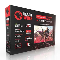 مانیتور بلک وولف Black Wolf 27 Gaming LED Monitor | دراگون شاپ