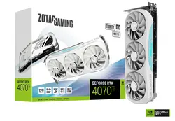 کارت گرافیک زوتک ZOTAC GAMING GeForce RTX 4070 Ti Trinity OC White Edition | دراگون شاپ