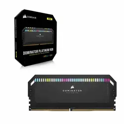 رم کورسیر Corsair Dominator Platinum RGB Black 32GB 16GBx2 6400MHz | دراگون شاپ