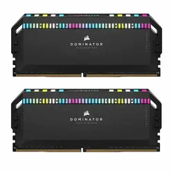 رم کورسیر Corsair Dominator Platinum RGB Black 32GB 16GBx2 6400MHz | دراگون شاپ