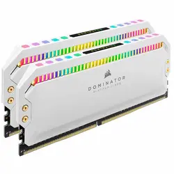 رم کورسیر Corsair 32GB(16GBx2) 5200 Dominator Platinum RGB WHITE DDR5 CL40 | دراگون شاپ