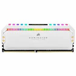 رم کورسیر Corsair 32GB(16GBx2) 5200 Dominator Platinum RGB WHITE DDR5 CL40 | دراگون شاپ