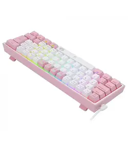 کیبورد ردراگون Keyboard Redragon K617 FIZZ White-Pink Red SW