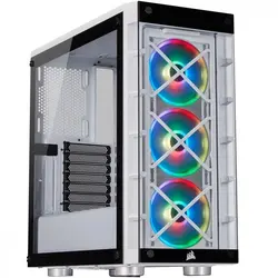 کیس کورسیر Corsair ICUE 465X RGB White | دراگون شاپ