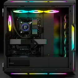 کیس کورسیر Corsair iCUE 5000T RGB Black | دراگون شاپ
