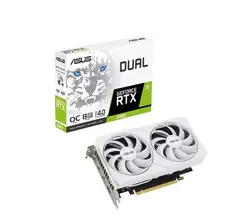 کارت گرافیک ام اس آی ASUS Dual GeForce RTX 3060 White OC Edition 8GB GDDR6