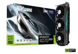 کارت گرافیک ایسوس ZOTAC GeForce RTX 4070 SUPER Trinity Black Edition 12GB GDDR6X | دراگون شاپ