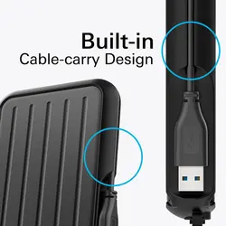 هارد اکسترنال سیلیکون پاور Armor A66 2TB Silicon Power External Hard Drive Black | دراگون شاپ